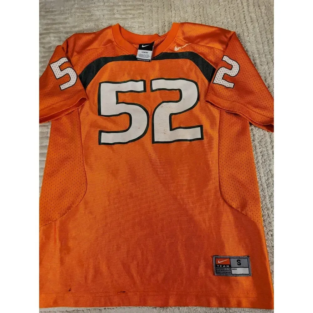 Nike Miami Hurricanes College Football Jersey Youth Small 8-10 Boys Kids NCAA